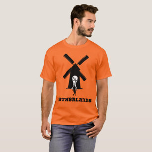 Benutzerdefiniertes niederländisches Fußball-Fan-T T-Shirt