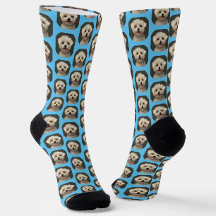 Benutzerdefiniertes Niedliches Pet-Foto-Muster leu Socken