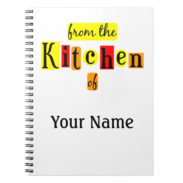 Benutzerdefiniertes Notebook Notizblock (Vorderseite)