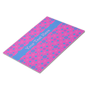 Benutzerdefiniertes Notepad oder Jotter, Magenta B Notizblock
