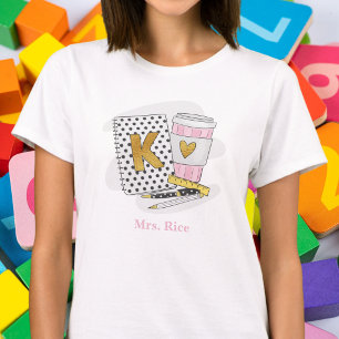 Benutzerdefiniertes Notizbuch mit Punkten für Kind T-Shirt