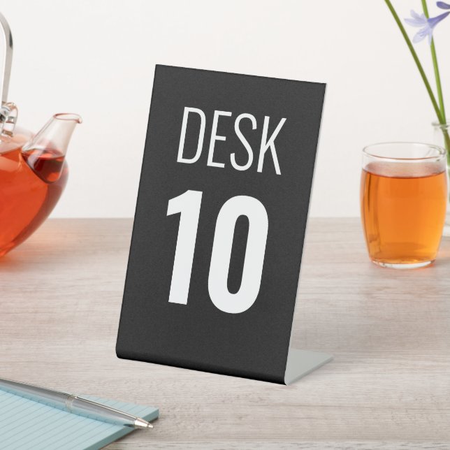 Benutzerdefiniertes Nummernschild für Geschäftssch Sockelschild (In SItu)