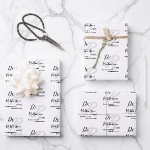 Benutzerdefiniertes Obgyn Geburtshelfer Gynäkologe Geschenkpapier Set