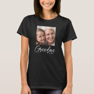 Benutzerdefiniertes Oma Etabliert Foto T-Shirt