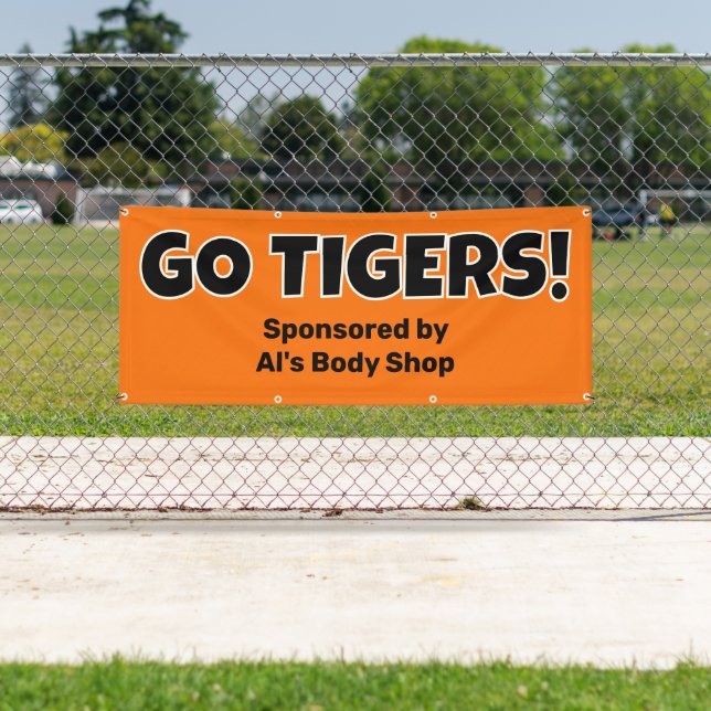 Benutzerdefiniertes Orange Team Banner (Insitu)