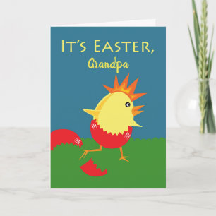 Benutzerdefiniertes Ostergruß für Opa, Los geht's! Feiertagskarte