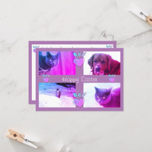 Benutzerdefiniertes Ostern-Foto Karte