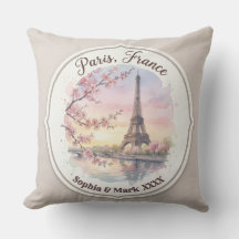 Benutzerdefiniertes Paar Paris & Kirschblüten-Ande