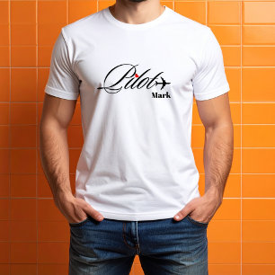 Benutzerdefiniertes Paar-Pilot- und Flugzeug-Match T-Shirt