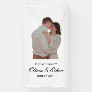 Benutzerdefiniertes Paarporträt Willkommensnamen u Banner