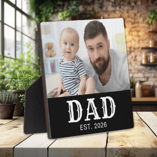 Benutzerdefiniertes Papa Etabliert Fett-Typografie Fotoplatte