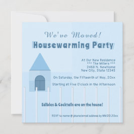 Benutzerdefiniertes Party für die Zuhause-Haushalt Ankündigung