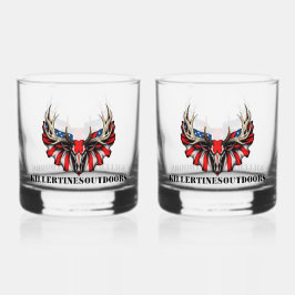 Benutzerdefiniertes patriotisches Whiskeyglas Whiskyglas