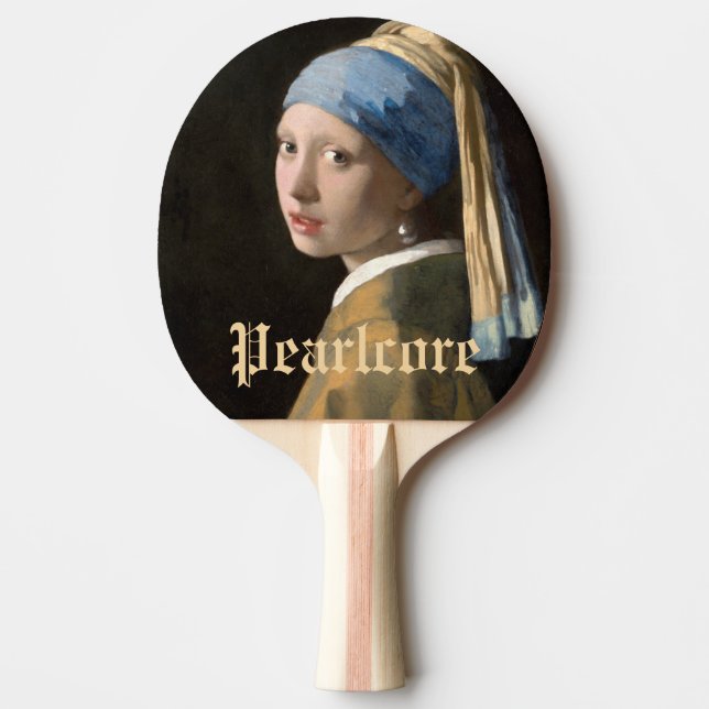 Benutzerdefiniertes Pearl Themed Party Tischtennis Schläger (Vorderseite)