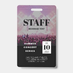 Benutzerdefiniertes Personal - All Access Concept  Ausweis