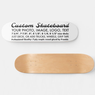 Benutzerdefiniertes Personalisiertes 8,5"-Skateboa Skateboard