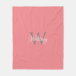 Benutzerdefiniertes Personalisiertes Anfangsskript Fleecedecke