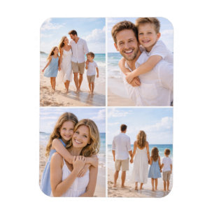 Benutzerdefiniertes personalisiertes Familienfoto Magnet