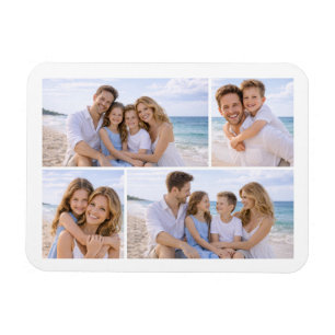 Benutzerdefiniertes personalisiertes Familienfoto Magnet
