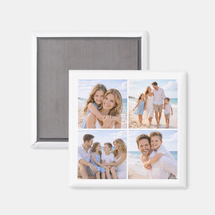 Benutzerdefiniertes personalisiertes Familienfoto Magnet