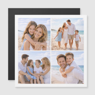 Benutzerdefiniertes personalisiertes Familienfoto Magnetkarte