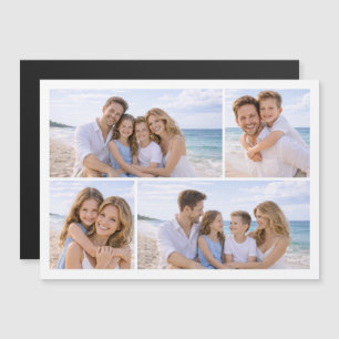 Benutzerdefiniertes personalisiertes Familienfoto Magnetkarte