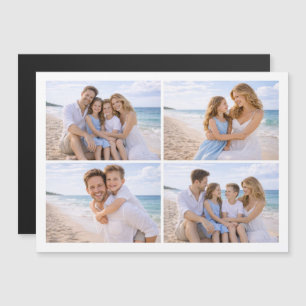 Benutzerdefiniertes personalisiertes Familienfoto Magnetkarte
