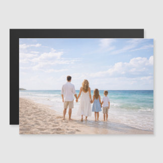 Benutzerdefiniertes personalisiertes Familienfoto Magnetkarte