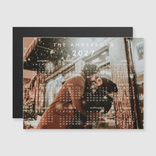 Benutzerdefiniertes Personalisiertes Foto 2025-Kal Magneteinladung