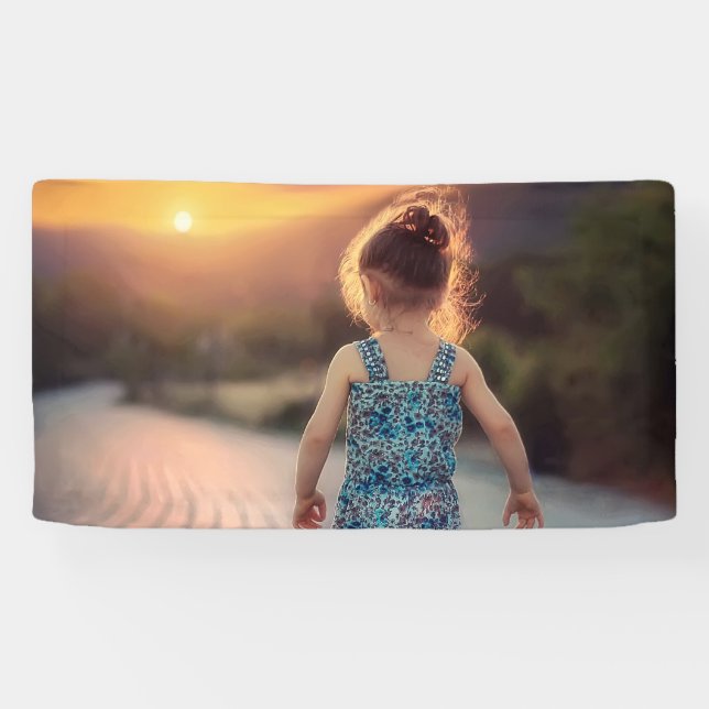 Benutzerdefiniertes personalisiertes Foto  Banner (Horizontal)