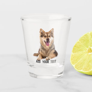 Benutzerdefiniertes Personalisiertes Foto drucken Schnapsglas