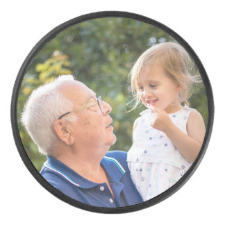 Benutzerdefiniertes personalisiertes Foto  Eishockey Puck