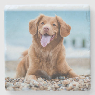 Benutzerdefiniertes personalisiertes Foto Erstelle Steinuntersetzer