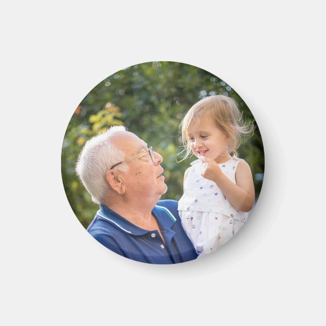 Benutzerdefiniertes personalisiertes Foto  Magnet (Vorne)