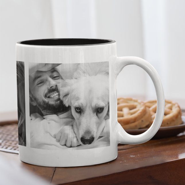 Benutzerdefiniertes Personalisiertes Foto Zweifarbige Tasse (Von Creator hochgeladen)
