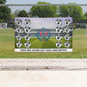 Benutzerdefiniertes personalisiertes Fußball-Manns Banner