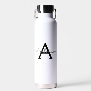 Benutzerdefiniertes personalisiertes Monogramm Trinkflasche
