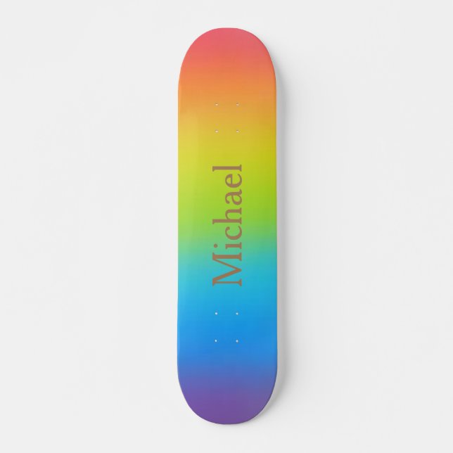 Benutzerdefiniertes Personalisiertes Namensreglerd Skateboard (Vorne)