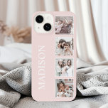 Benutzerdefiniertes Personalisiertes Rosa iPhone 14 Hülle<br><div class="desc">Passen Sie Ihr Handy mit unserem rosafarbenen Gehäuse an, mit einem personalisierten Namen und Monogramm, zusammen mit bis zu 4 Ihrer Lieblings-Fotos. Erstellen Sie ein einzigartiges und stilvolles Accessoire, das Ihre Persönlichkeit und Ihren Stil widerspiegelt. Unsere hochwertigen Hüllen bieten einen dauerhaften Schutz für Ihr Gerät und zeigen Ihre persönliche Touch....</div>