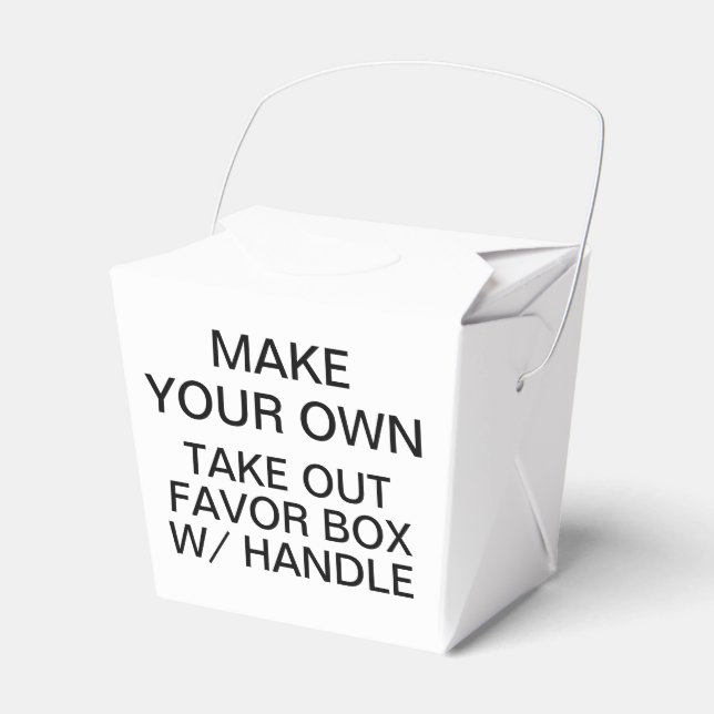 Benutzerdefiniertes Personalisiertes Take Out-Gefä Geschenkschachtel (Vorderseite)