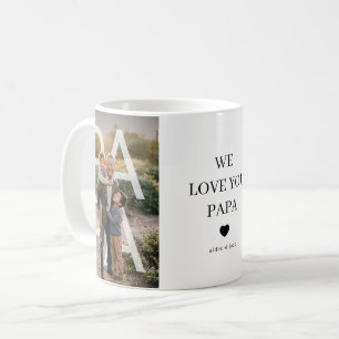 Benutzerdefiniertes PhotoPop Papa-Foto Kaffeetasse