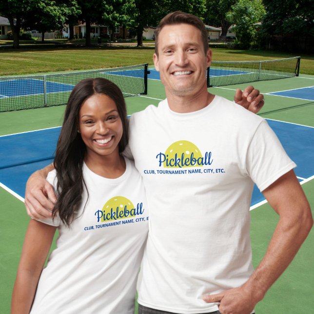 Benutzerdefiniertes Pickleball-Shirt, Stadt, Club, T-Shirt (Von Creator hochgeladen)