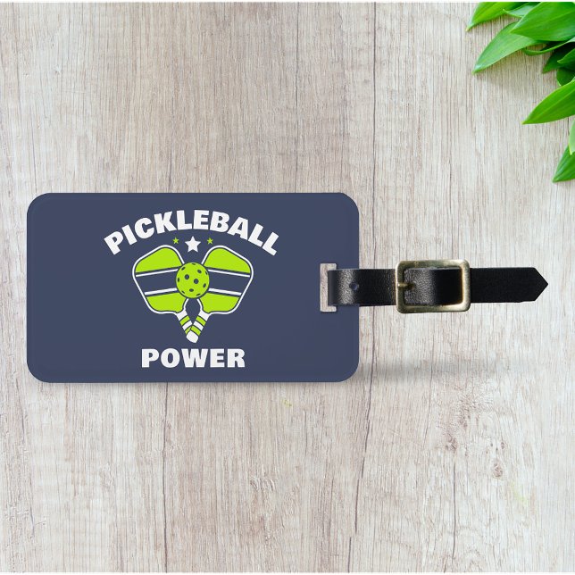 Benutzerdefiniertes Pickleball Team Gepäckanhänger (Von Creator hochgeladen)