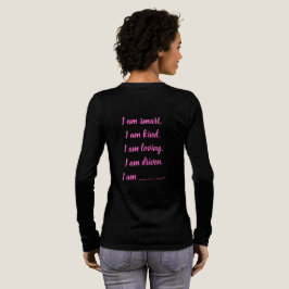 Benutzerdefiniertes PINK Ich Bin Tri-Blend Shirt