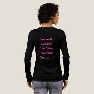 Benutzerdefiniertes PINK Ich Bin Tri-Blend Shirt