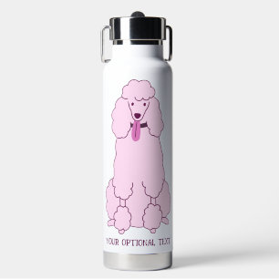 Benutzerdefiniertes Pink-Poodle Trinkflasche