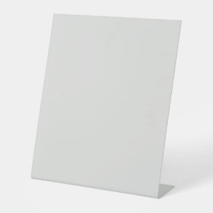 Benutzerdefiniertes Platin-Weiß-Podest-Schild Sockelschild