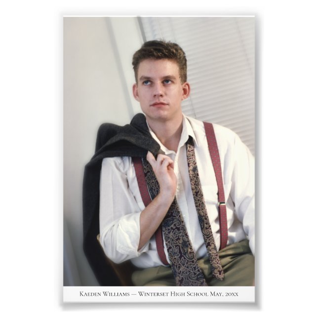 Benutzerdefiniertes Portrait Caption 1 Foto Erweit