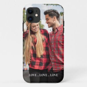 Benutzerdefiniertes Portrait-Foto Liebe Liebe Lieb Case-Mate iPhone Hülle