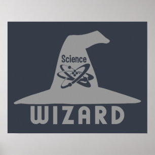 Benutzerdefiniertes Poster des Science Wizard